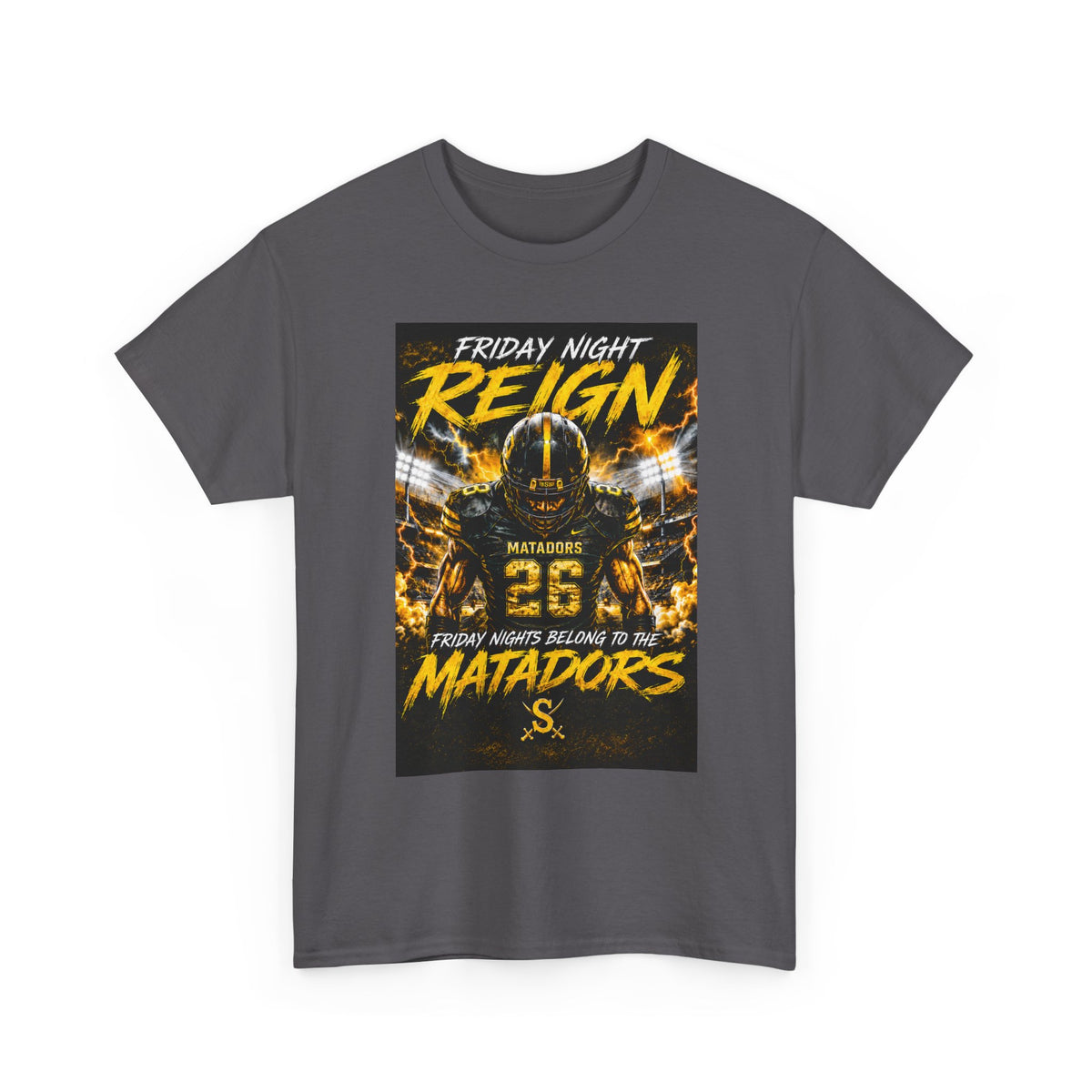Friday Night Reign Matadors Football T‑Shirt — Team Spirit Game Day Tee