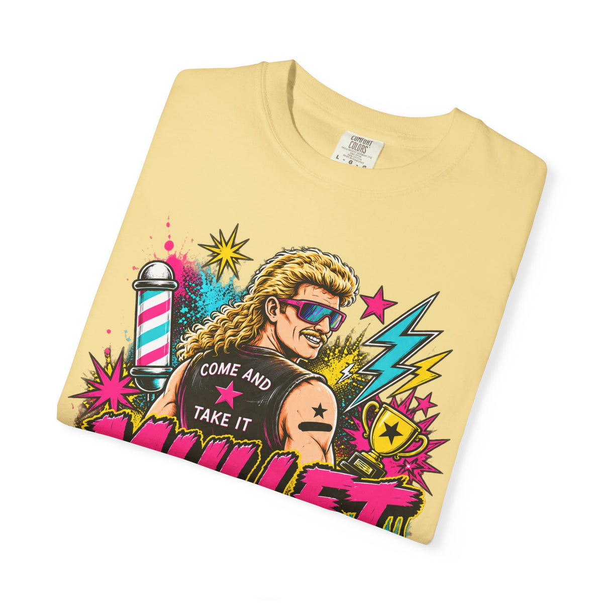 Mullet Championship T-Shirt — "Business in the Front, Party in the Back" Retro Graphic Tee