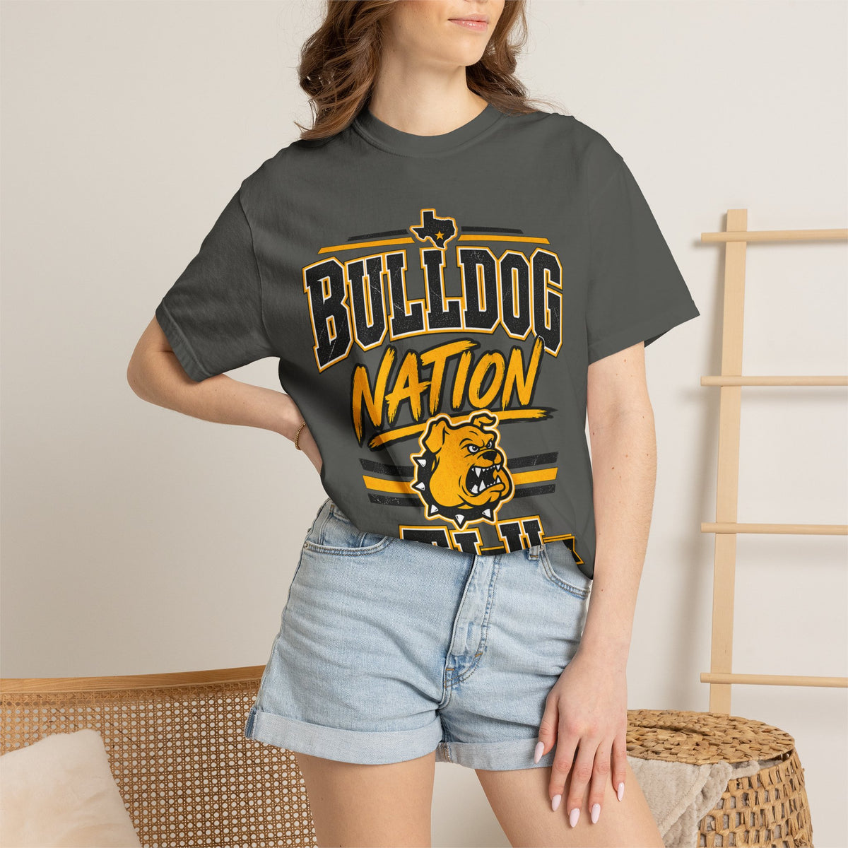 Bulldog Nation T-Shirt — TLU Mascot College Tee