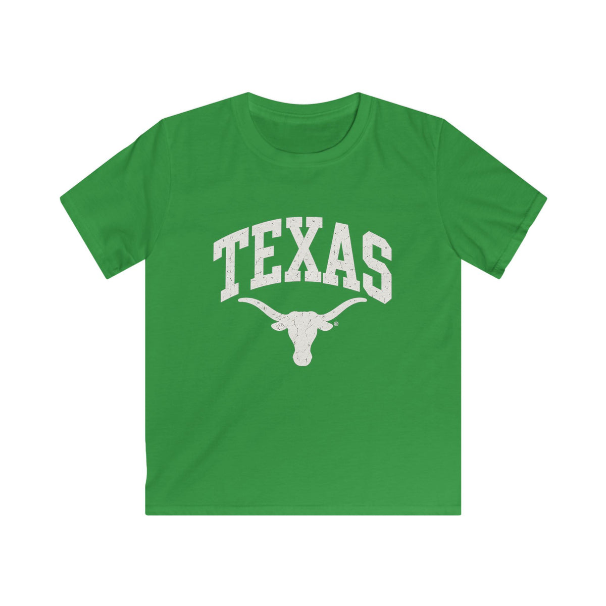 Kids Texas Longhorns Graphic Tee — Vintage Sports School Spirit Shirt