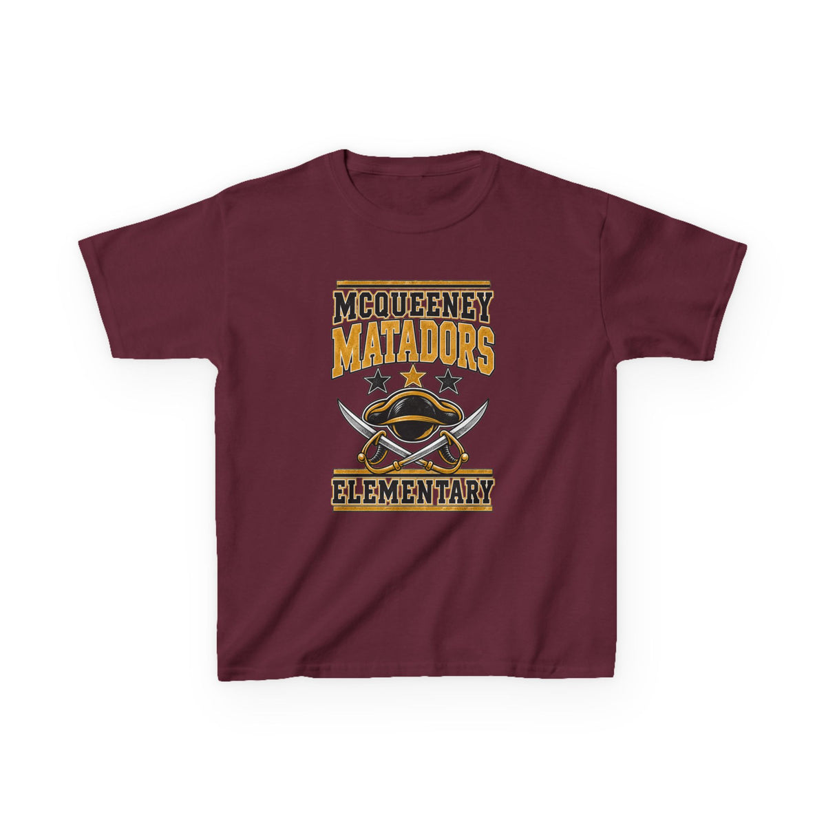 McQueeney Matadors Elementary Kids T-Shirt – School Spirit Tee