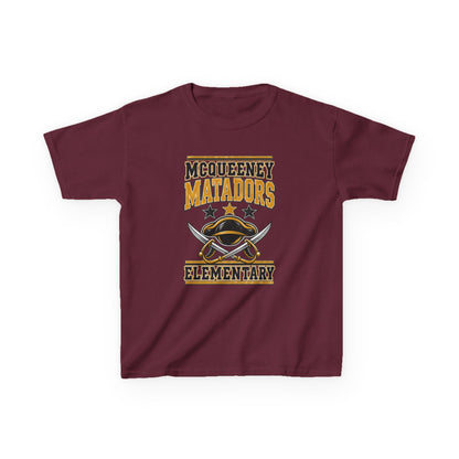 McQueeney Matadors Elementary Kids T-Shirt – School Spirit Tee