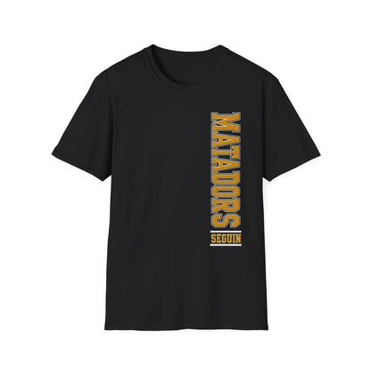 Matadors Vertical Side-Print T-Shirt — Collegiate Spirit Tee