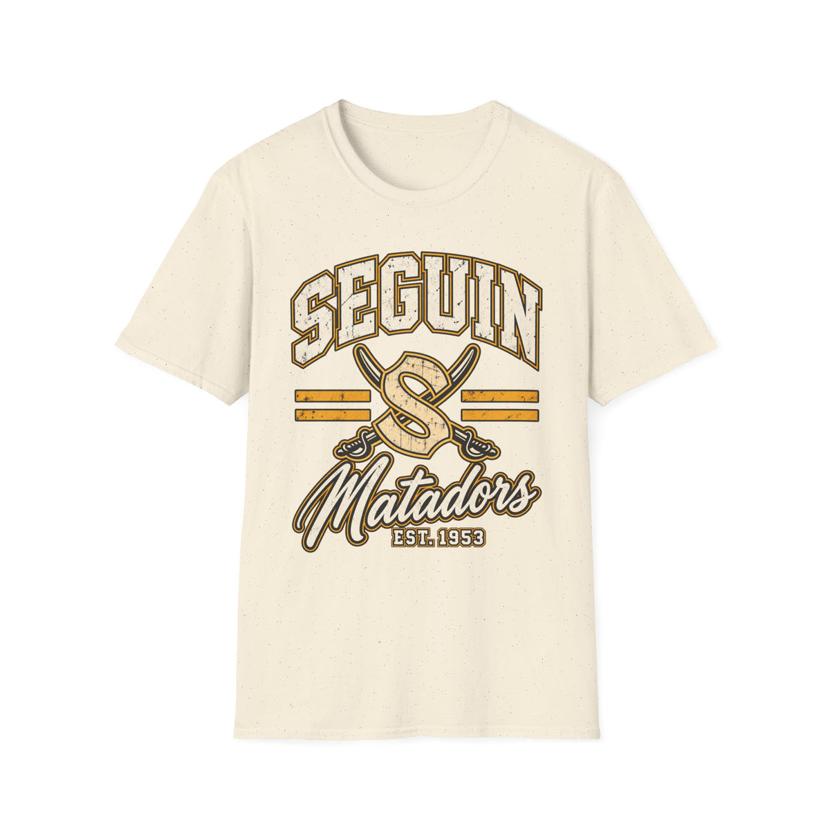 Seguin Matadors Vintage T-Shirt — School Spirit Baseball Design