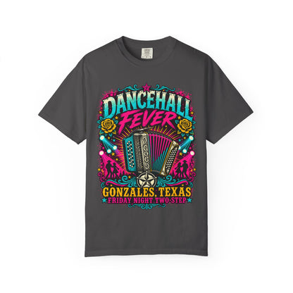 Dancehall Fever Accordion T-Shirt — Gonzales, Texas Friday Night Two-Step