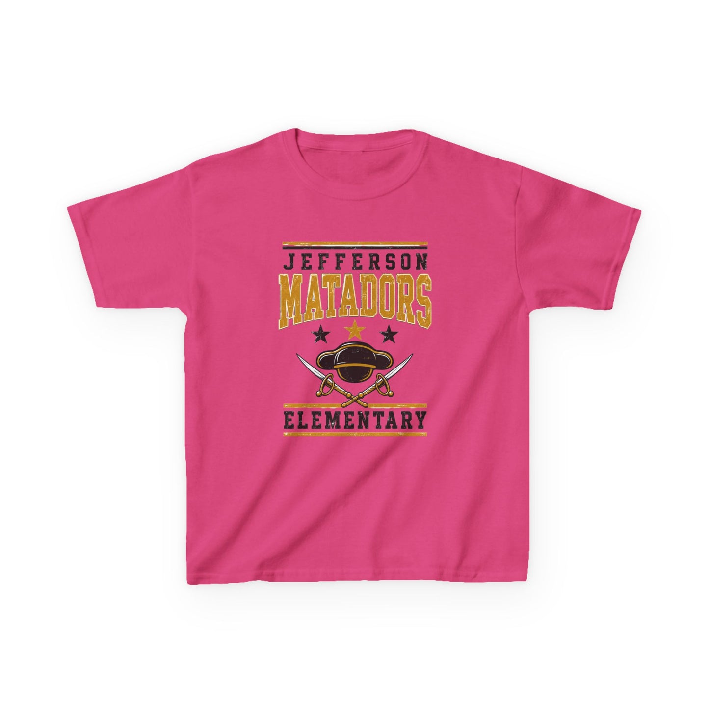 Jefferson Matadors Elementary Kids T-Shirt — School Spirit Tee