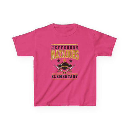 Jefferson Matadors Elementary Kids T-Shirt — School Spirit Tee