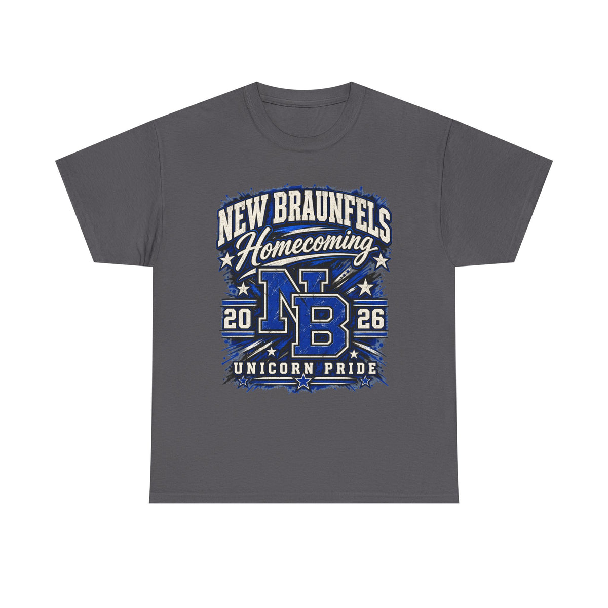 New Braunfels Homecoming 2026 T-Shirt — NB Unicorn Pride School Spirit Tee