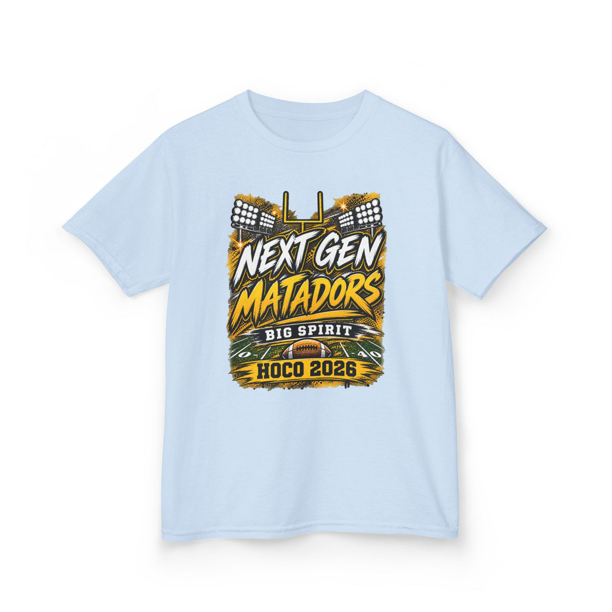 Kids Tee — "Next Gen Matadors" HOCO 2026 Big Spirit School Spirit Shirt