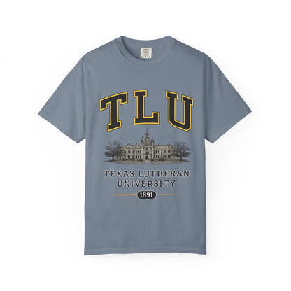 Texas Lutheran University T-Shirt — TLU Campus Vintage Graphic Tee