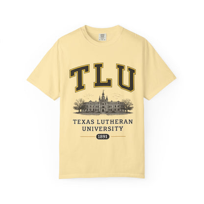 Texas Lutheran University T-Shirt — TLU Campus Vintage Graphic Tee