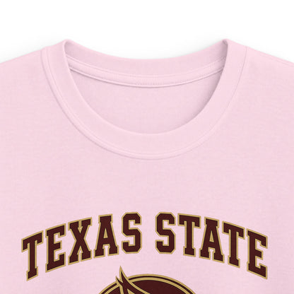 Texas State Bobcats Kids T-Shirt — Retro 1899 College Mascot Tee