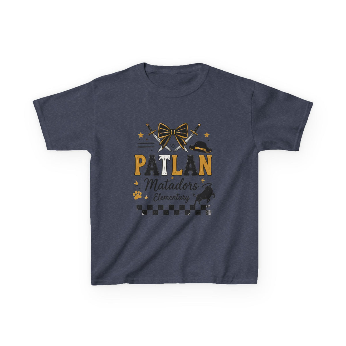 Patlan Matadors Elementary Kids T-Shirt — School Spirit Tee