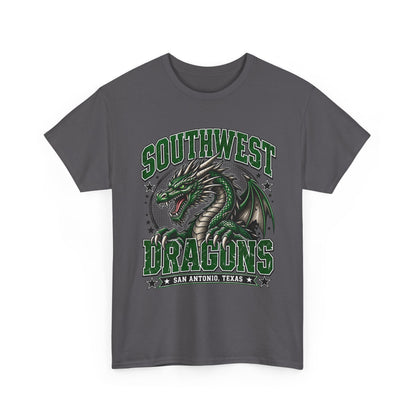 Southwest Dragons T-Shirt — San Antonio Texas Green Dragon Graphic Tee