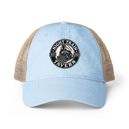 Night Train Tavern Women's Washed Mesh-Back Cap-Embroidery