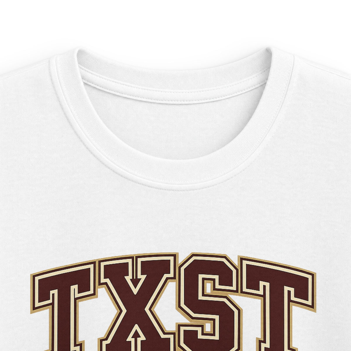 Kids TXST Bobcats Tee — Youth Texas State University Spirit Shirt
