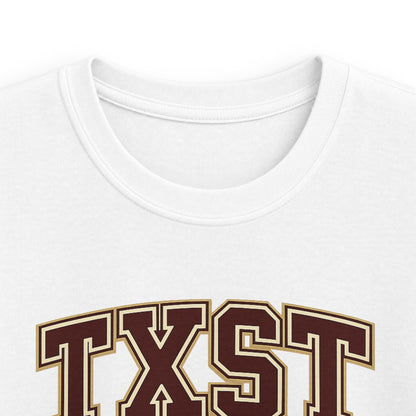 Kids TXST Bobcats Tee — Youth Texas State University Spirit Shirt