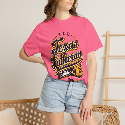 Texas Lutheran Bulldogs Vintage Script T-Shirt
