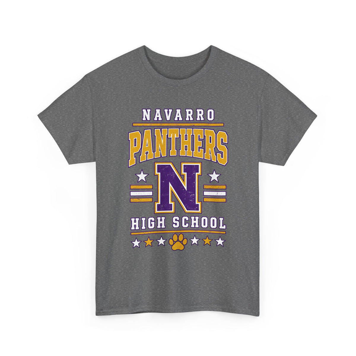 Navarro Panthers High School Tee — Retro Letterman N Design