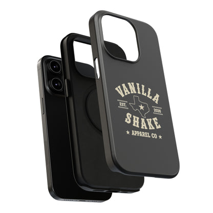Black w/Ivory Logo lmpact-Resistant Phone Cases