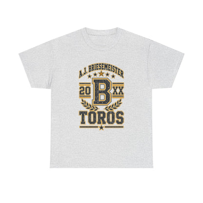 Toros Sports Crest Tee — A.J. Briesemeister Vintage Athletic Shirt