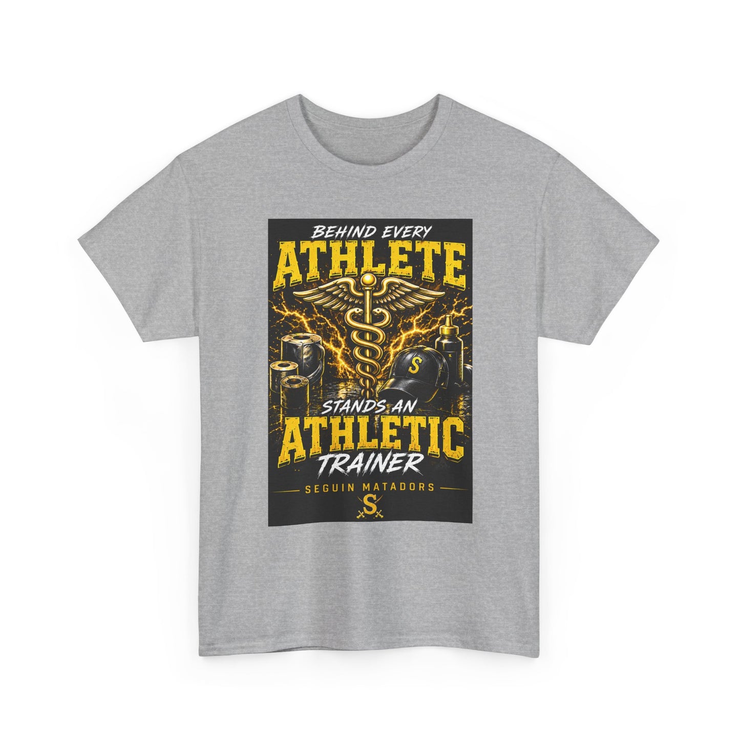 Athletic Trainer T‑Shirt — "Behind Every Athlete Stands an Athletic Trainer" Motivational Tee