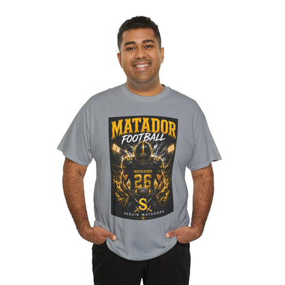 Matador Football Team Tee — Vintage Helmet Graphic Jersey Shirt