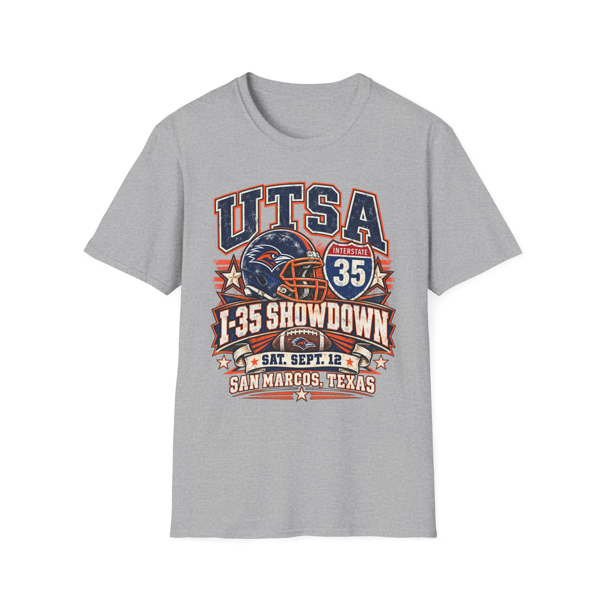 UTSA Football I-35 Showdown Tee — San Marcos Game Day Shirt