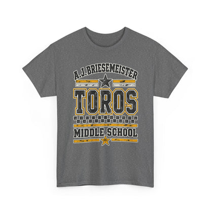 Toros Middle School Tee — A.J. Briesemeister School Spirit T-Shirt