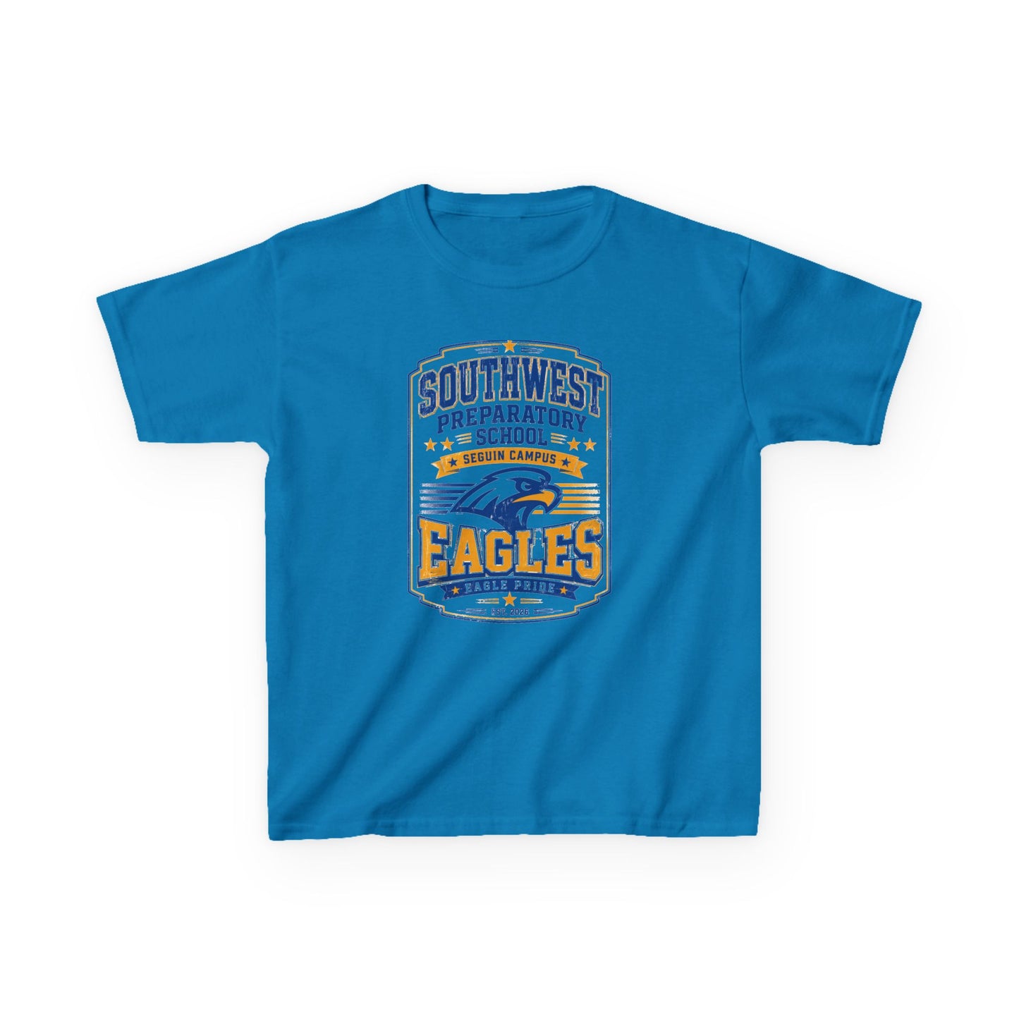 Kids T-Shirt — Southwest Preparatory School Eagles Mascot Tee