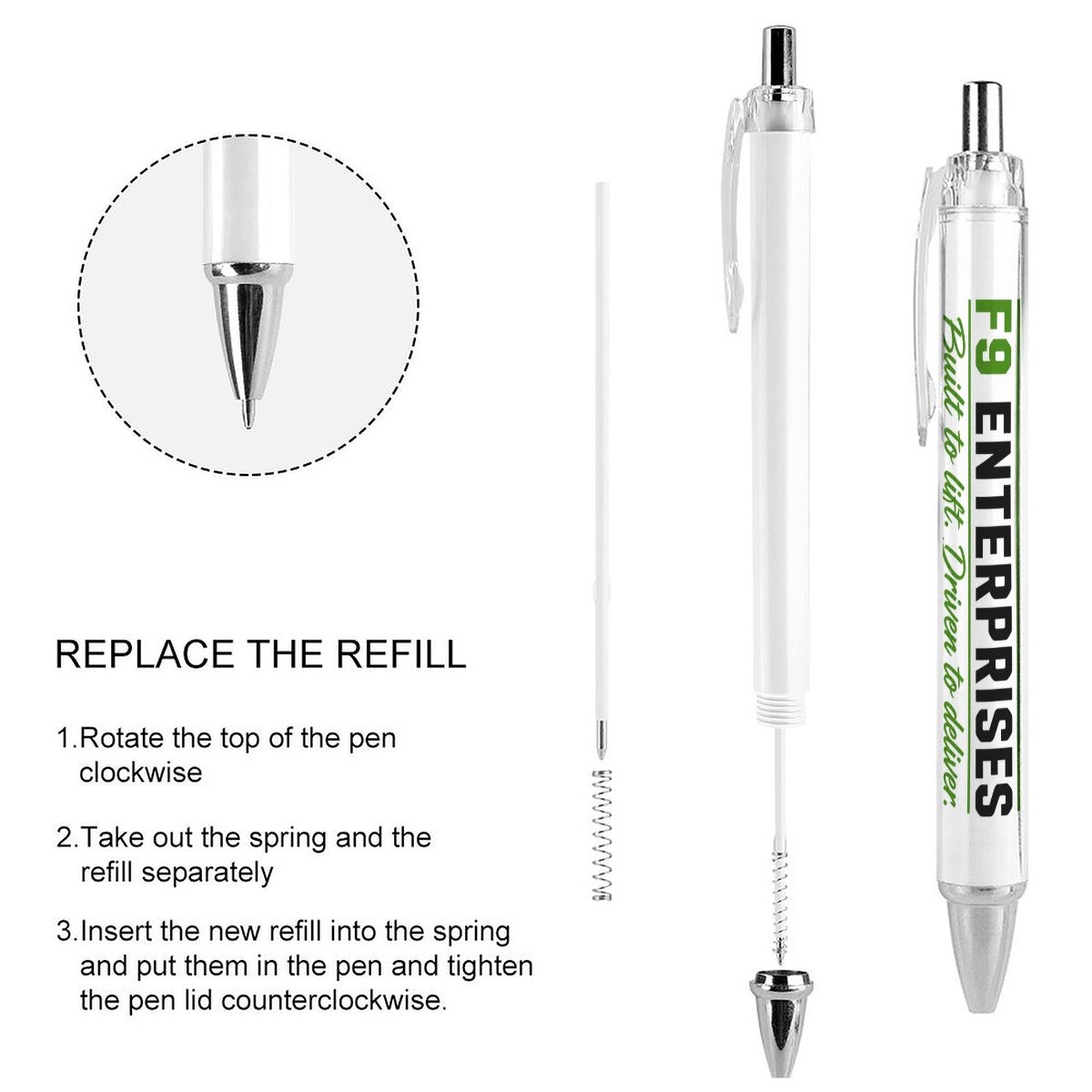 Ballpoint Pen F9 Vertical