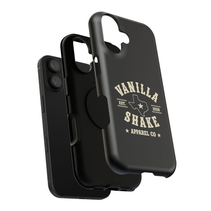 Black w/Ivory Logo lmpact-Resistant Phone Cases