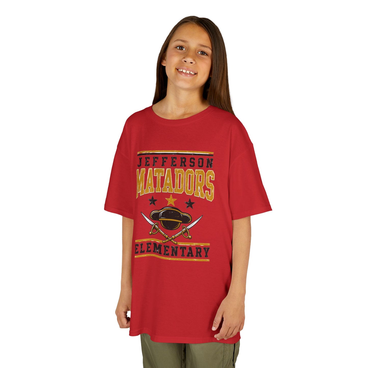 Jefferson Matadors Elementary Kids T-Shirt — School Spirit Tee