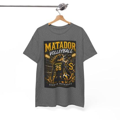 Matador Volleyball Team Tee — Sequoia Matadors Jersey Design
