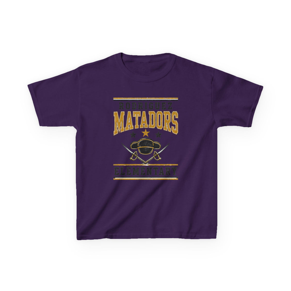 Rodriguez Matadors Elementary Kids T-Shirt — School Spirit Tee