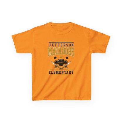 Jefferson Matadors Elementary Kids T-Shirt — School Spirit Tee