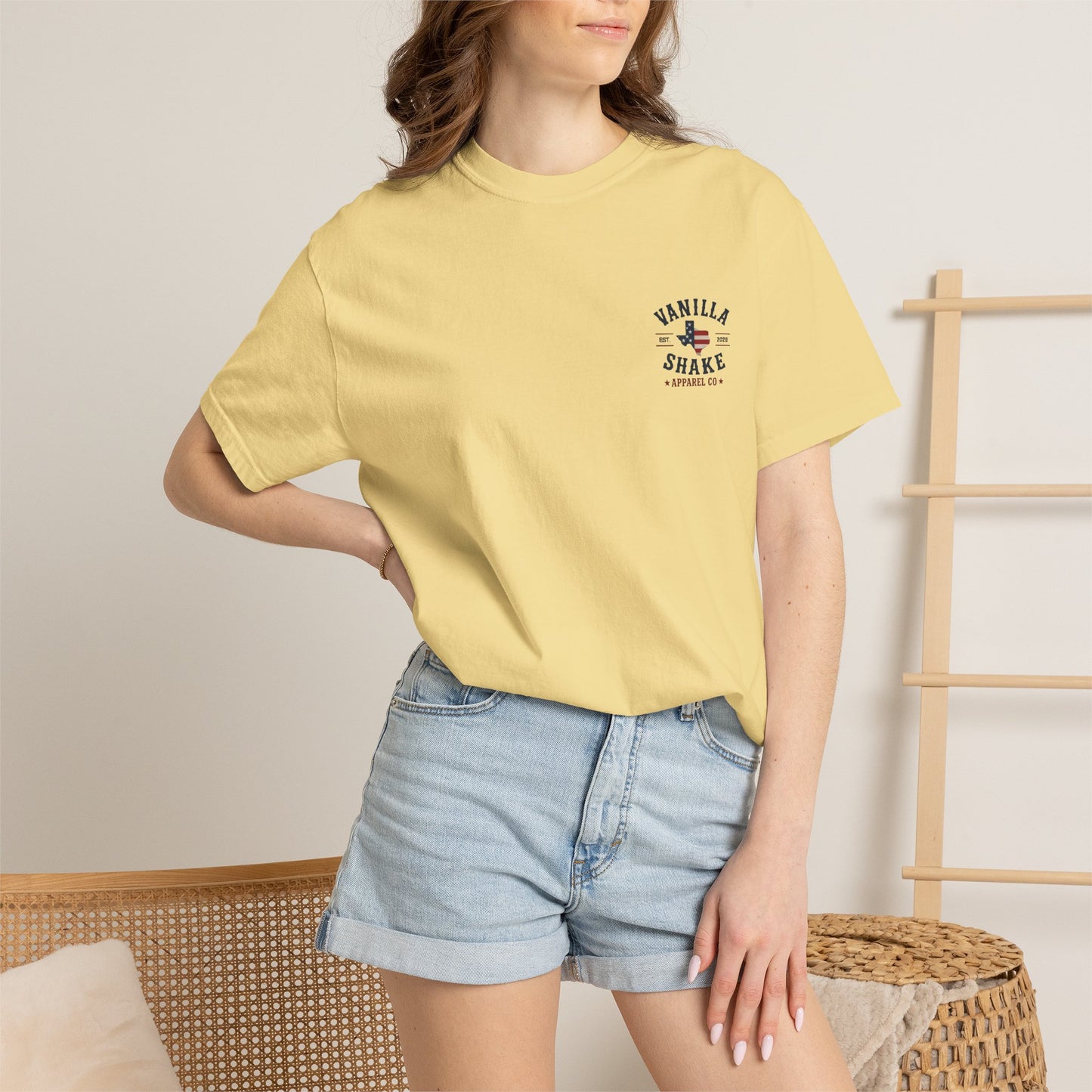 Mr. & Mrs. Shake 4th of July Unisex Garment-Dyed T-shirt