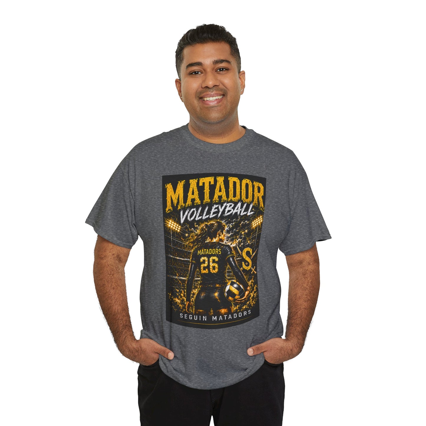Matador Volleyball Team Tee — Sequoia Matadors Jersey Design