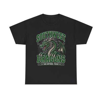 Southwest Dragons T-Shirt — San Antonio Texas Green Dragon Graphic Tee