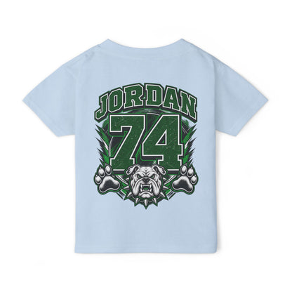 Bulldog Country Toddler T-Shirt — Marion Bulldogs Personalized Number (e.g., Jordan 74)