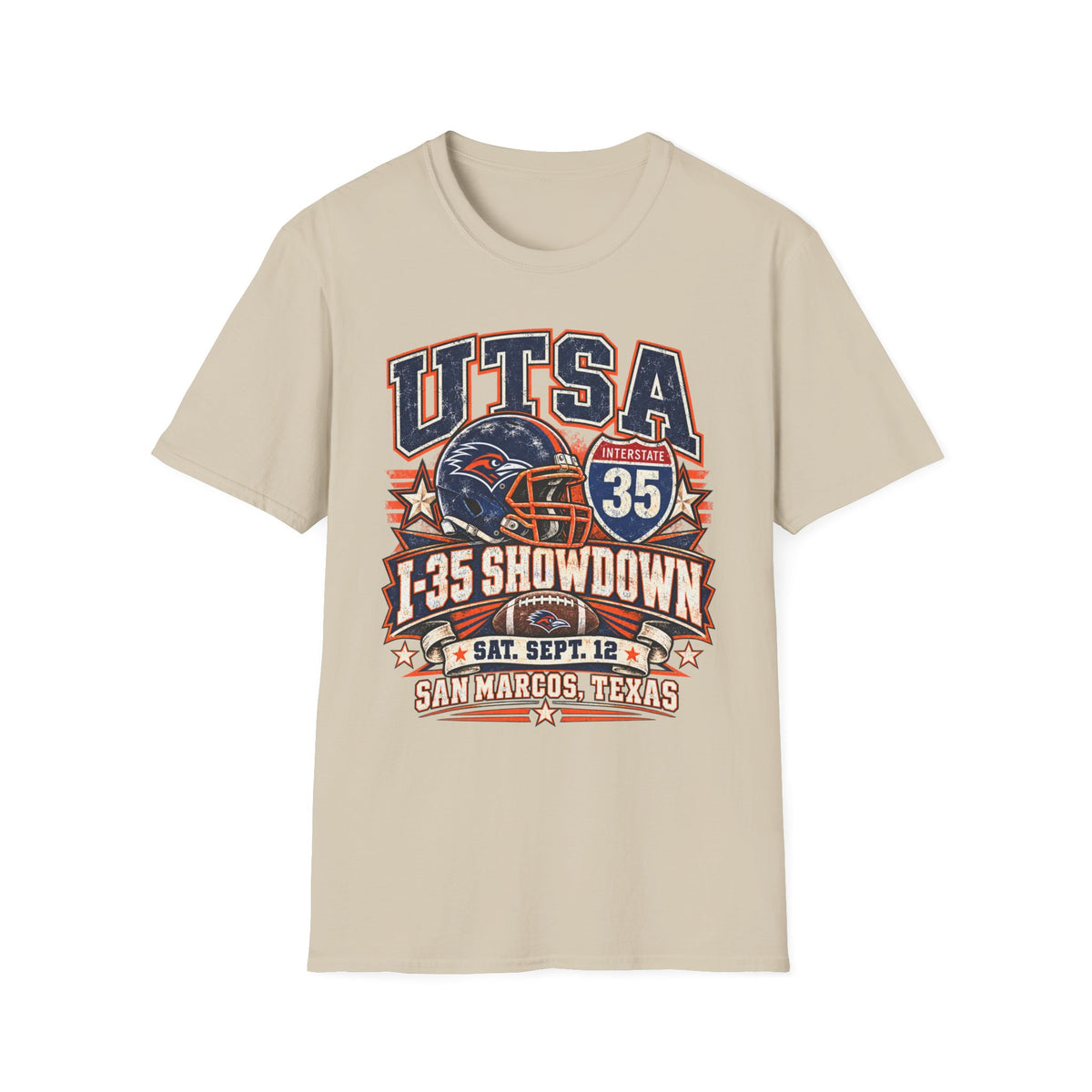 UTSA Football I-35 Showdown Tee — San Marcos Game Day Shirt