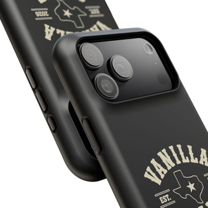 Black w/Ivory Logo lmpact-Resistant Phone Cases