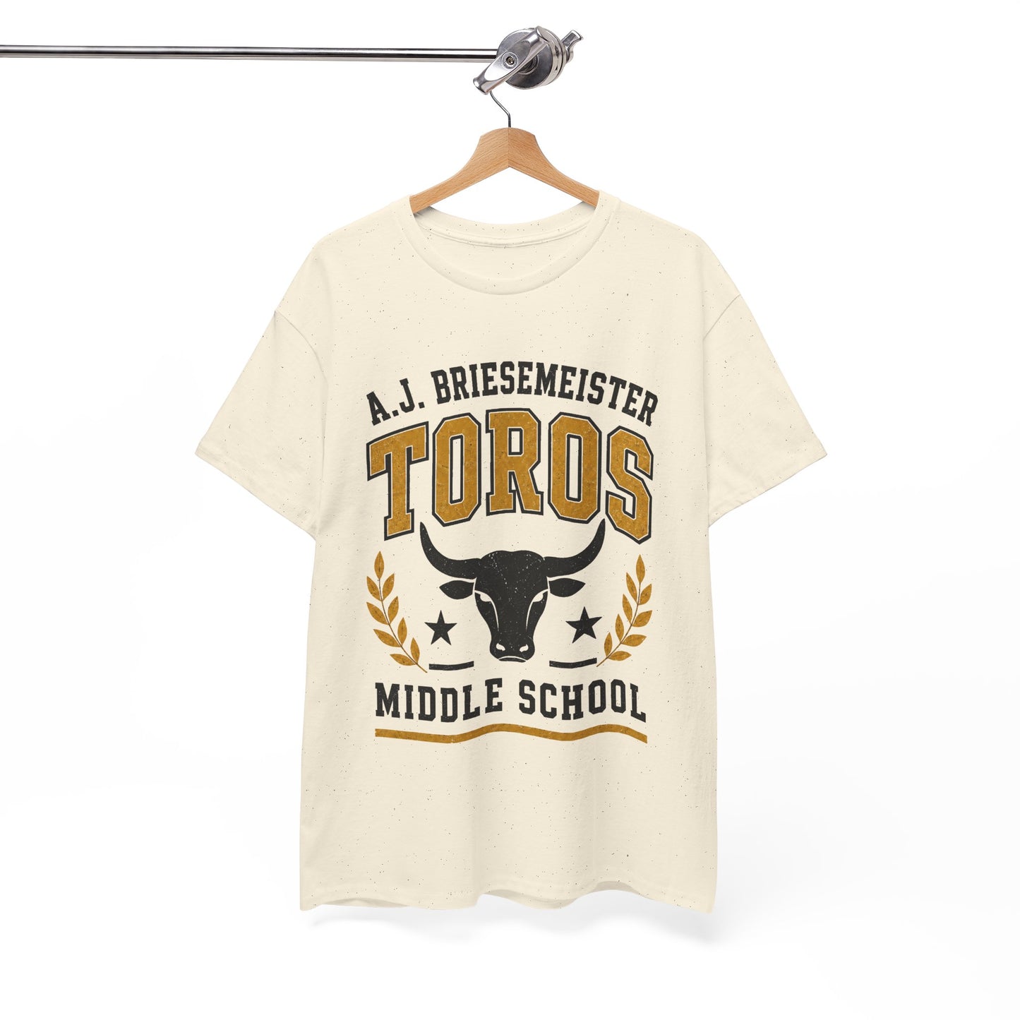 Toros Middle School Tee — A.J. Briesemeister School Spirit T-Shirt