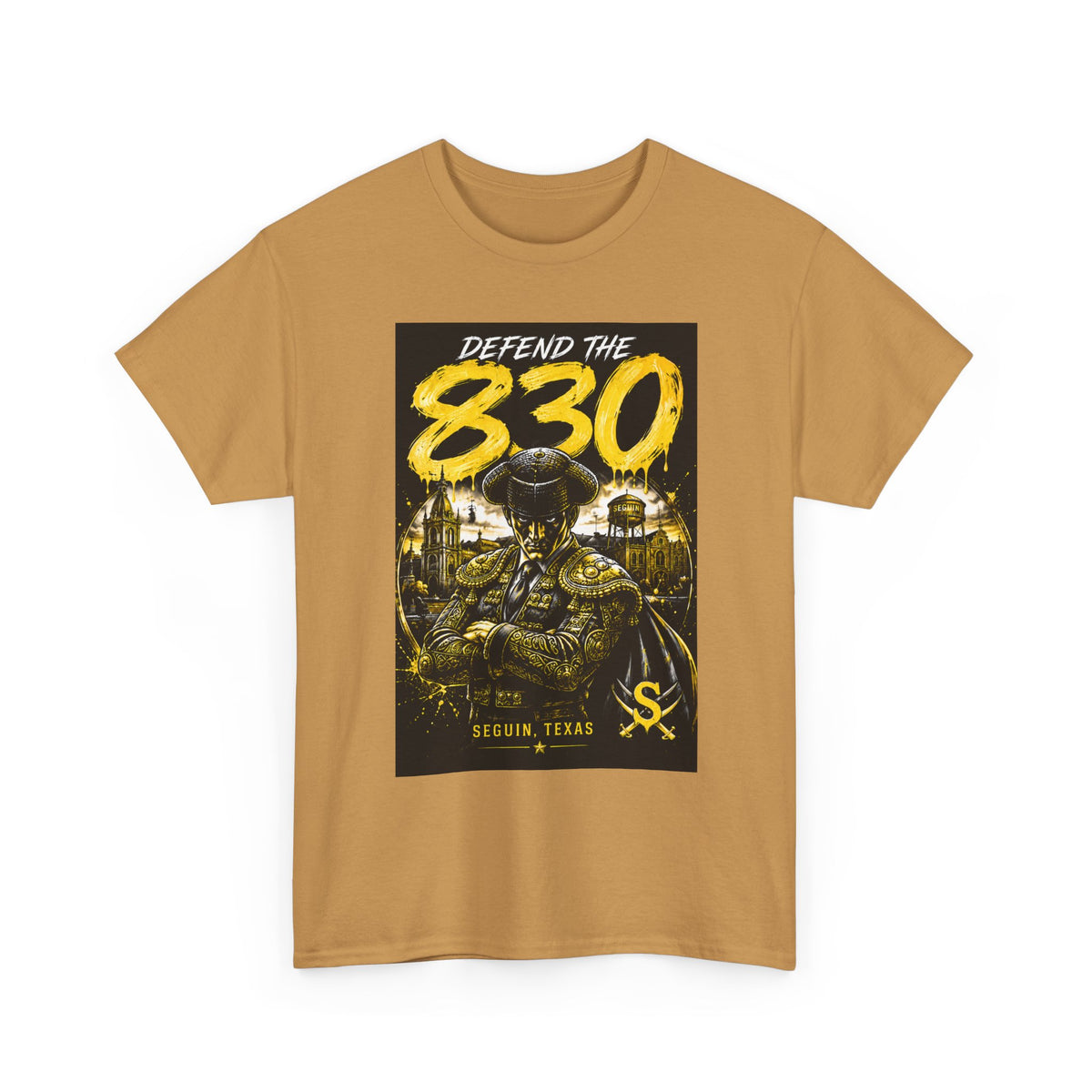 Defend The 830 Matador T-Shirt — San Antonio Pride, Military/Streetwear Graphic Tee