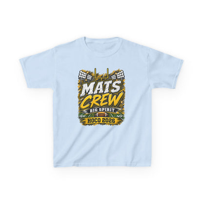 Kids Tee — "Mats Crew Big Spirit Hoco 2026" Football Crewneck