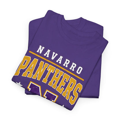 Navarro Panthers High School Tee — Retro Letterman N Design