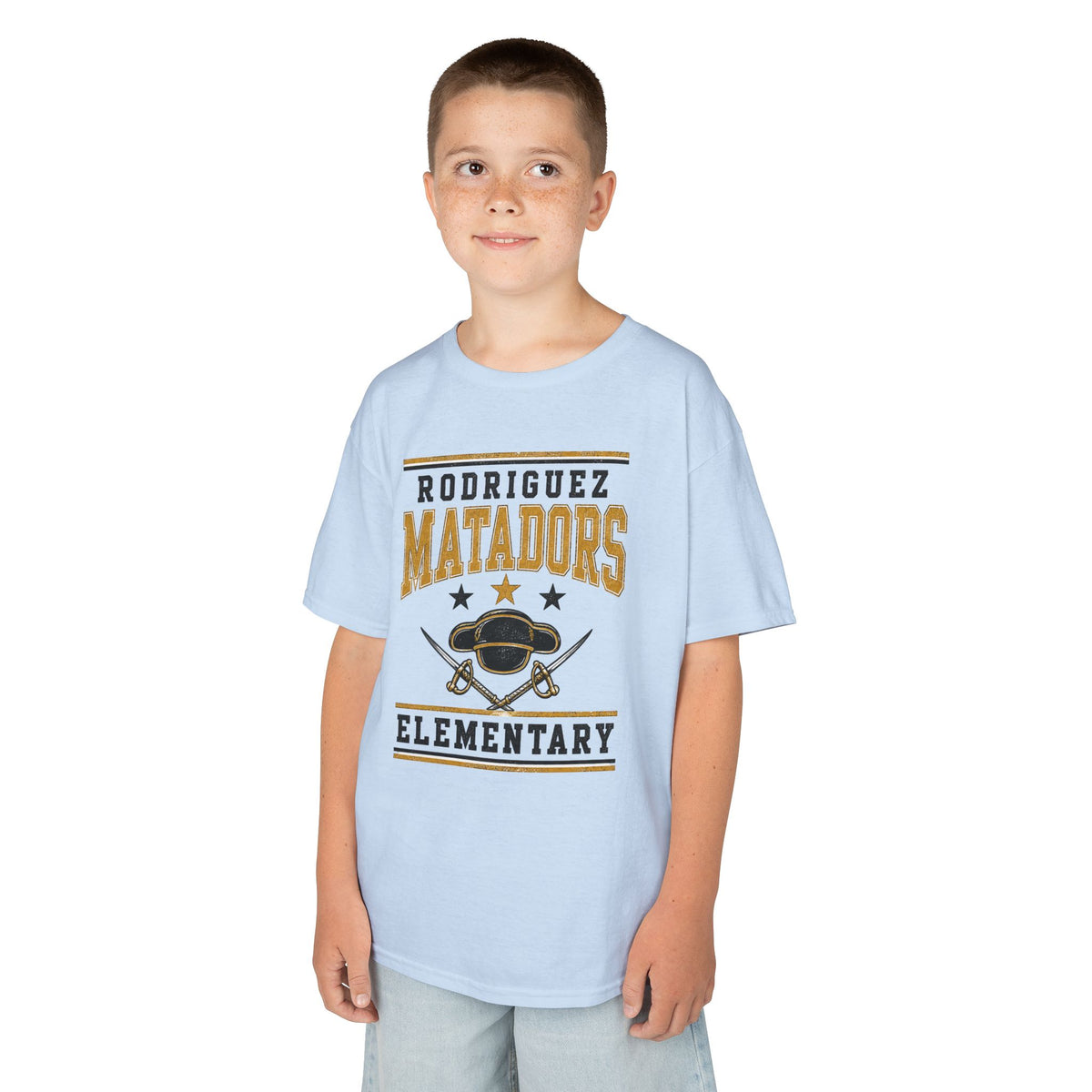 Rodriguez Matadors Elementary Kids T-Shirt — School Spirit Tee