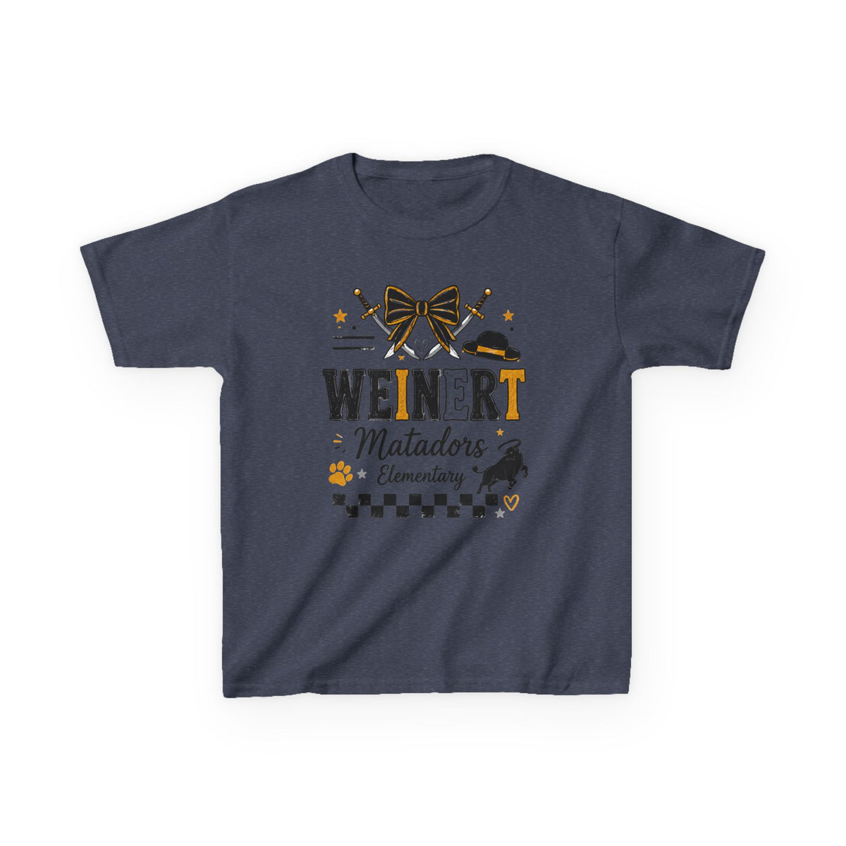 Matadors Elementary Kids T‑Shirt – 'Weinert' School Spirit Tee