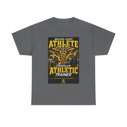 Athletic Trainer T‑Shirt — "Behind Every Athlete Stands an Athletic Trainer" Motivational Tee