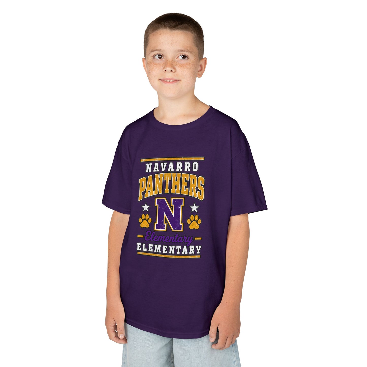Navarro Panthers Kids T-Shirt — 'N' Elementary School Spirit Tee